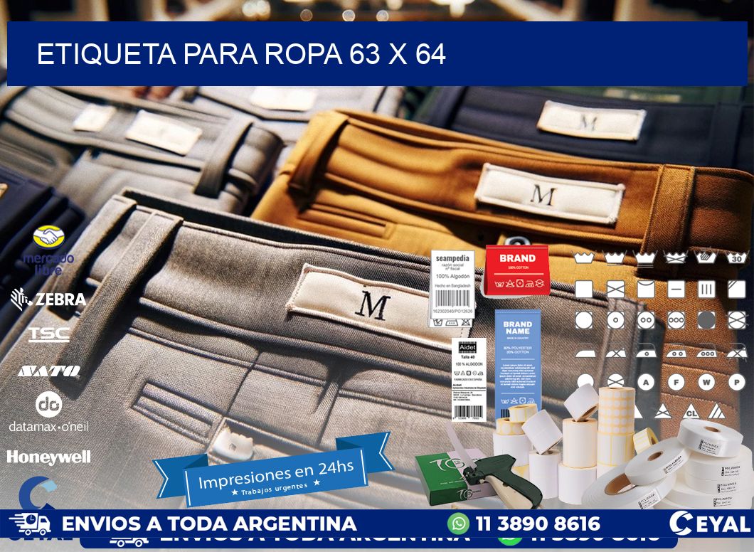 ETIQUETA PARA ROPA 63 x 64