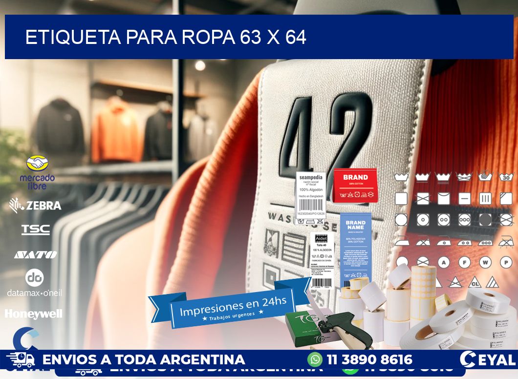 ETIQUETA PARA ROPA 63 x 64
