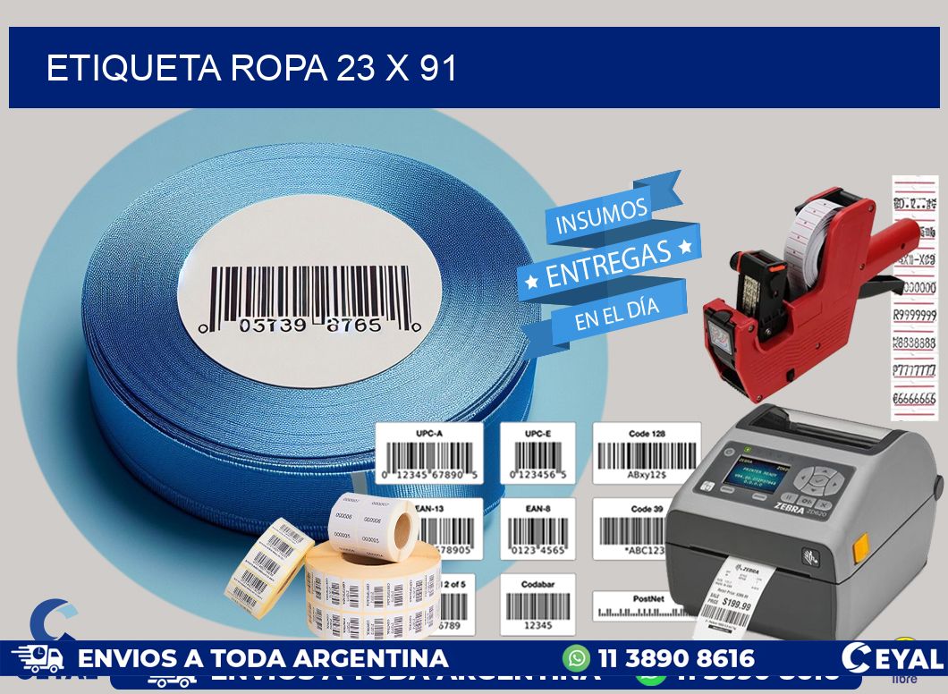 ETIQUETA ROPA 23 x 91
