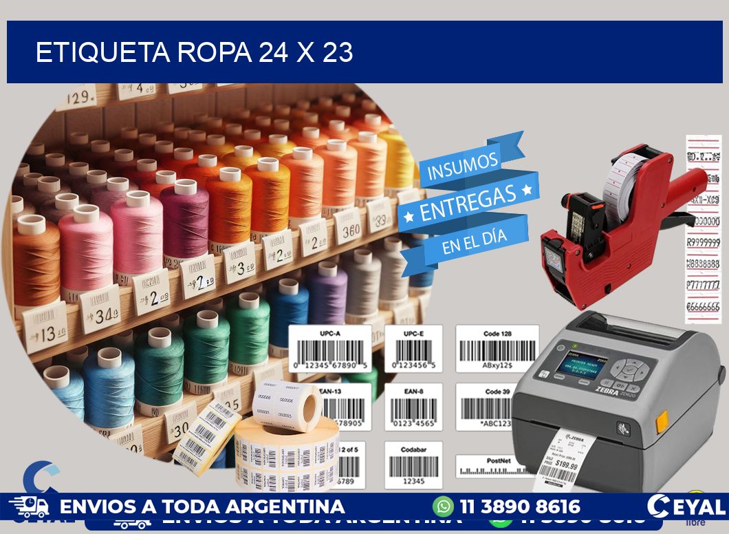 ETIQUETA ROPA 24 x 23