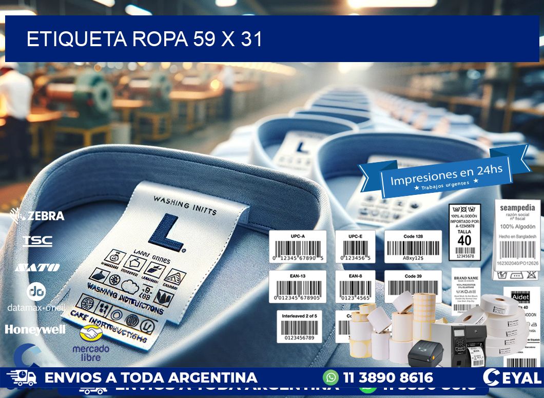 ETIQUETA ROPA 59 x 31