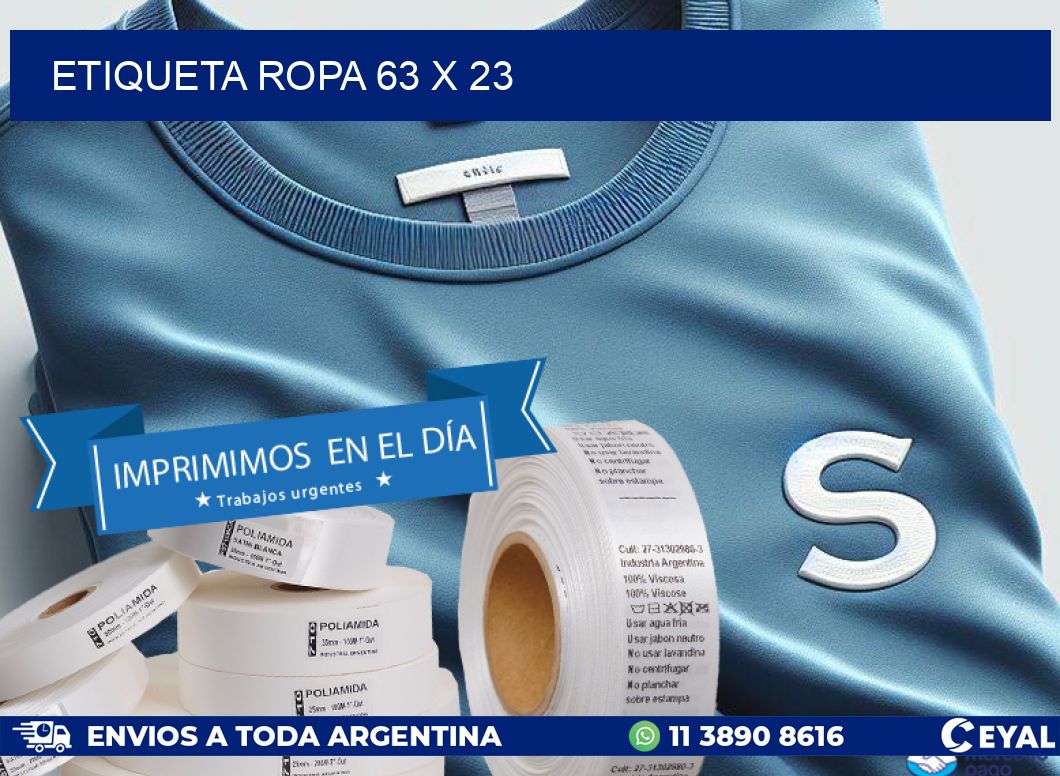 ETIQUETA ROPA 63 x 23
