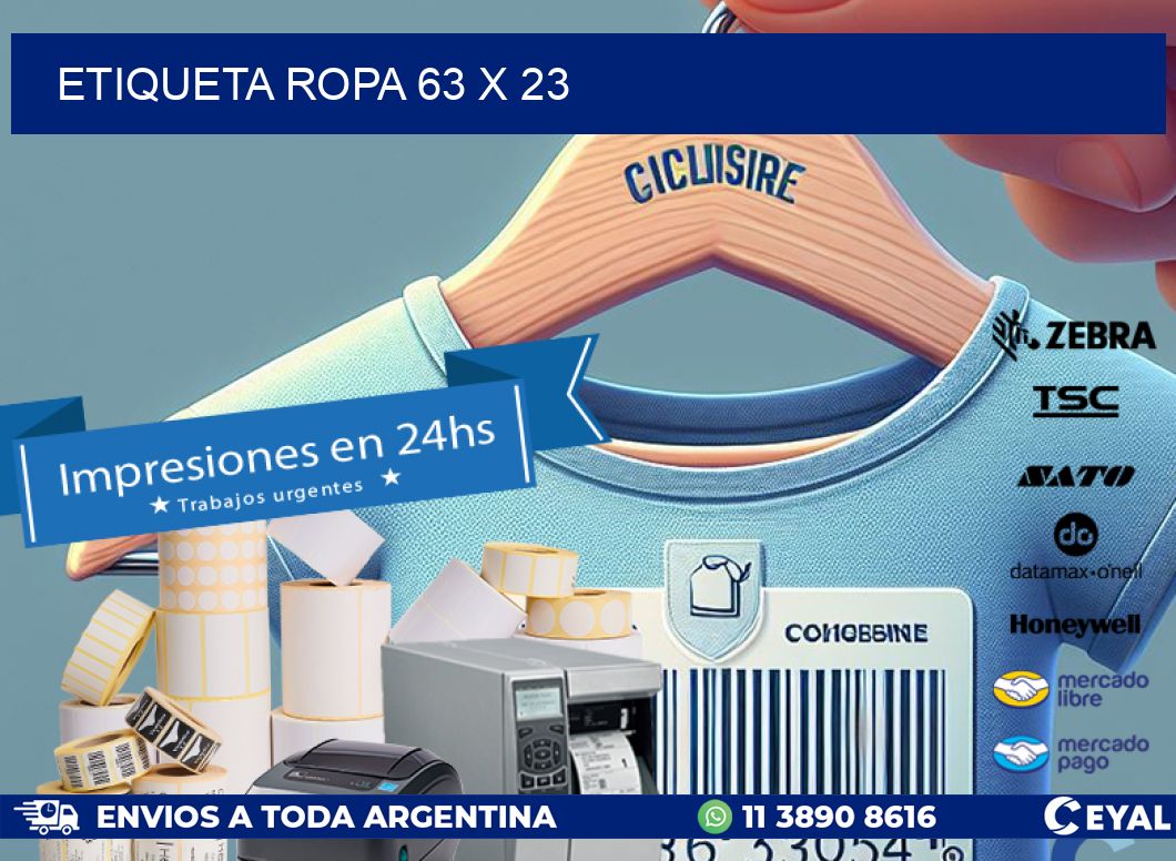 ETIQUETA ROPA 63 x 23