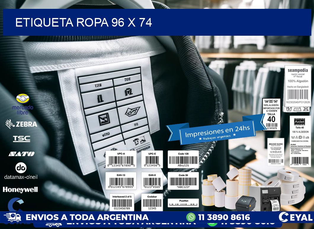 ETIQUETA ROPA 96 x 74