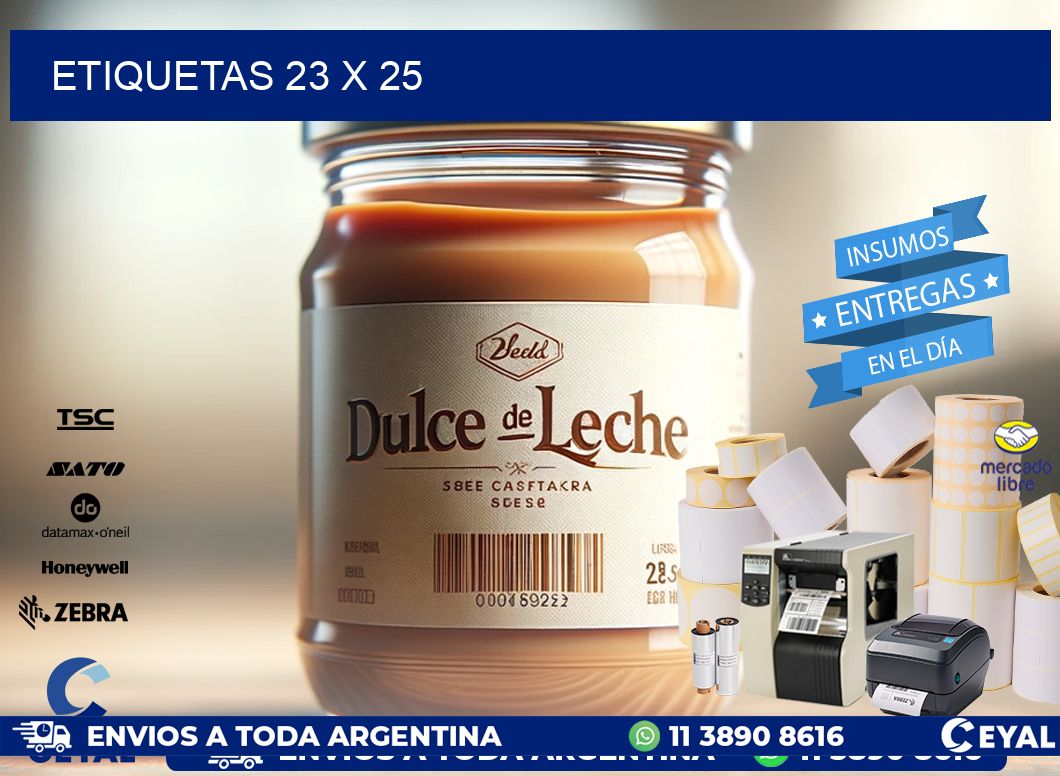 ETIQUETAS 23 x 25