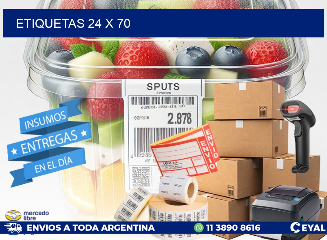ETIQUETAS 24 x 70