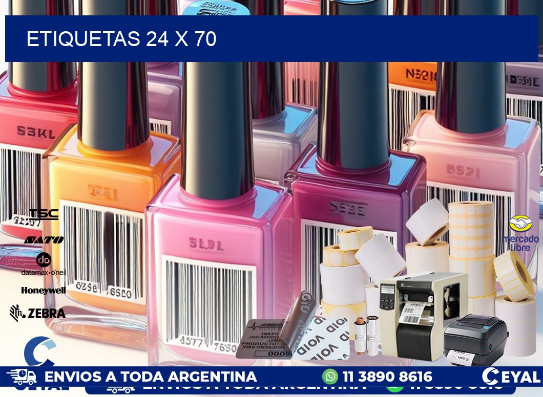 ETIQUETAS 24 x 70