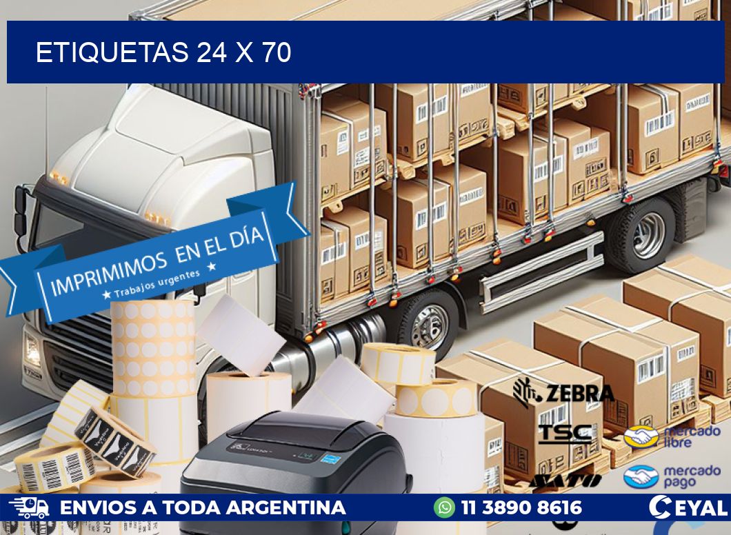 ETIQUETAS 24 x 70
