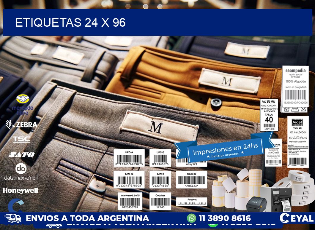 ETIQUETAS 24 x 96