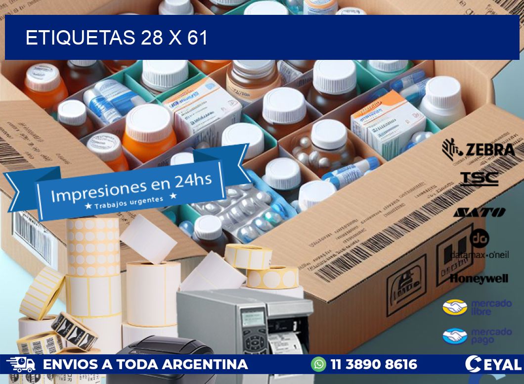 ETIQUETAS 28 x 61