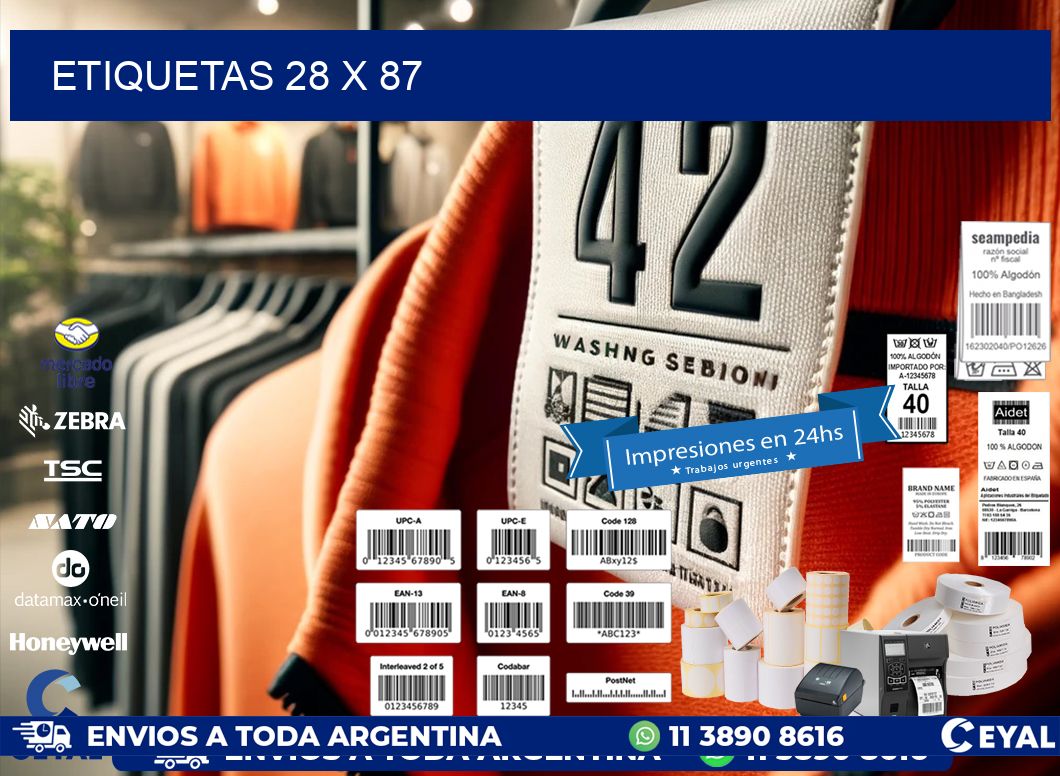 ETIQUETAS 28 x 87