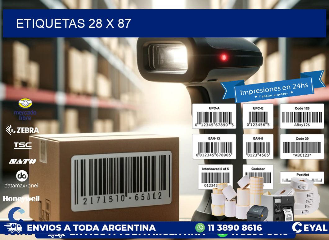ETIQUETAS 28 x 87