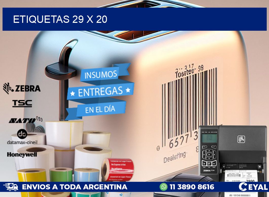ETIQUETAS 29 x 20