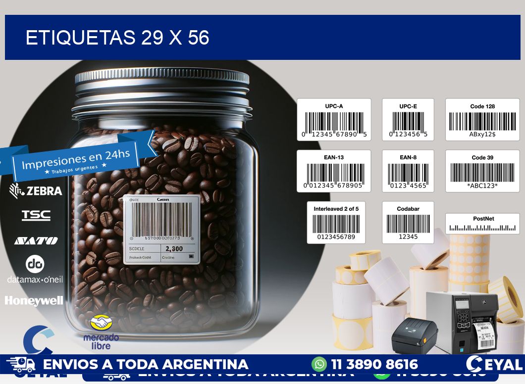ETIQUETAS 29 x 56