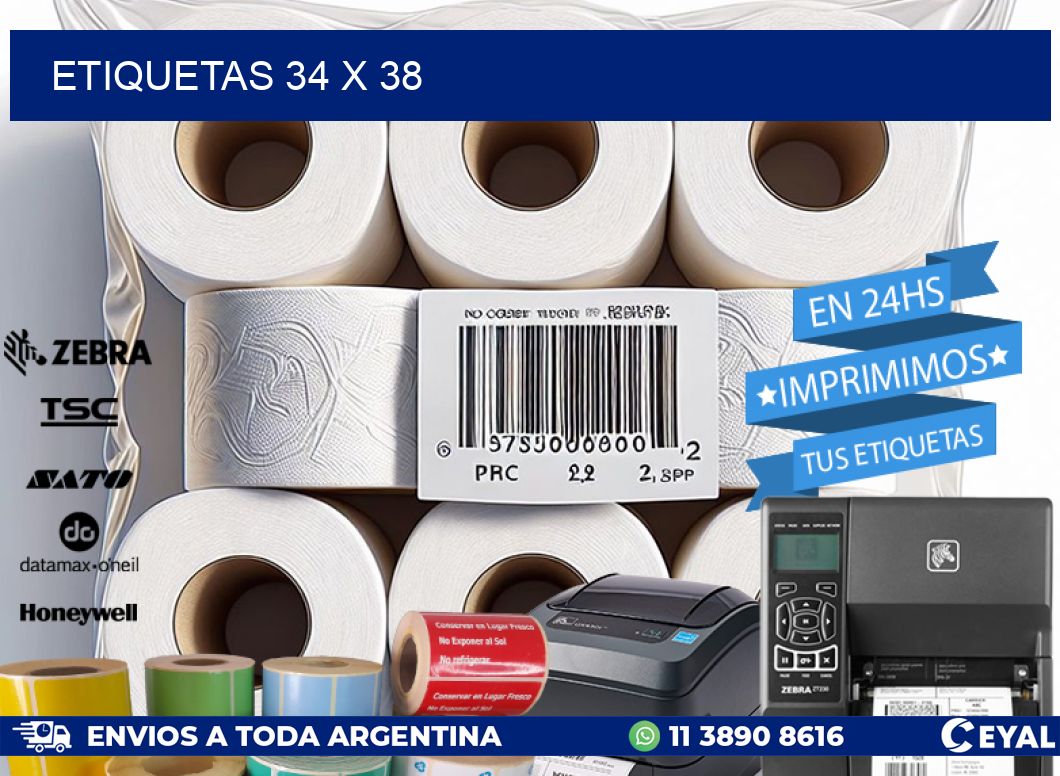 ETIQUETAS 34 x 38