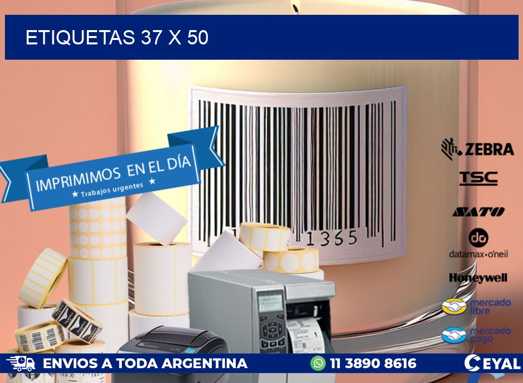 ETIQUETAS 37 x 50