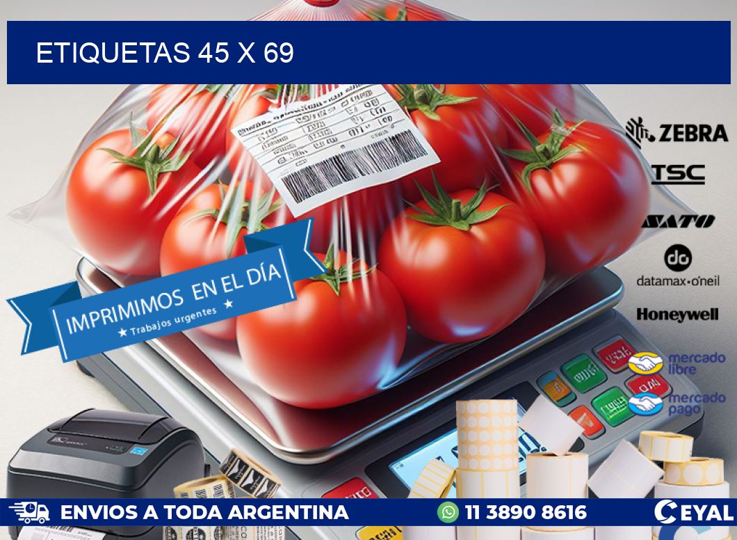 ETIQUETAS 45 x 69