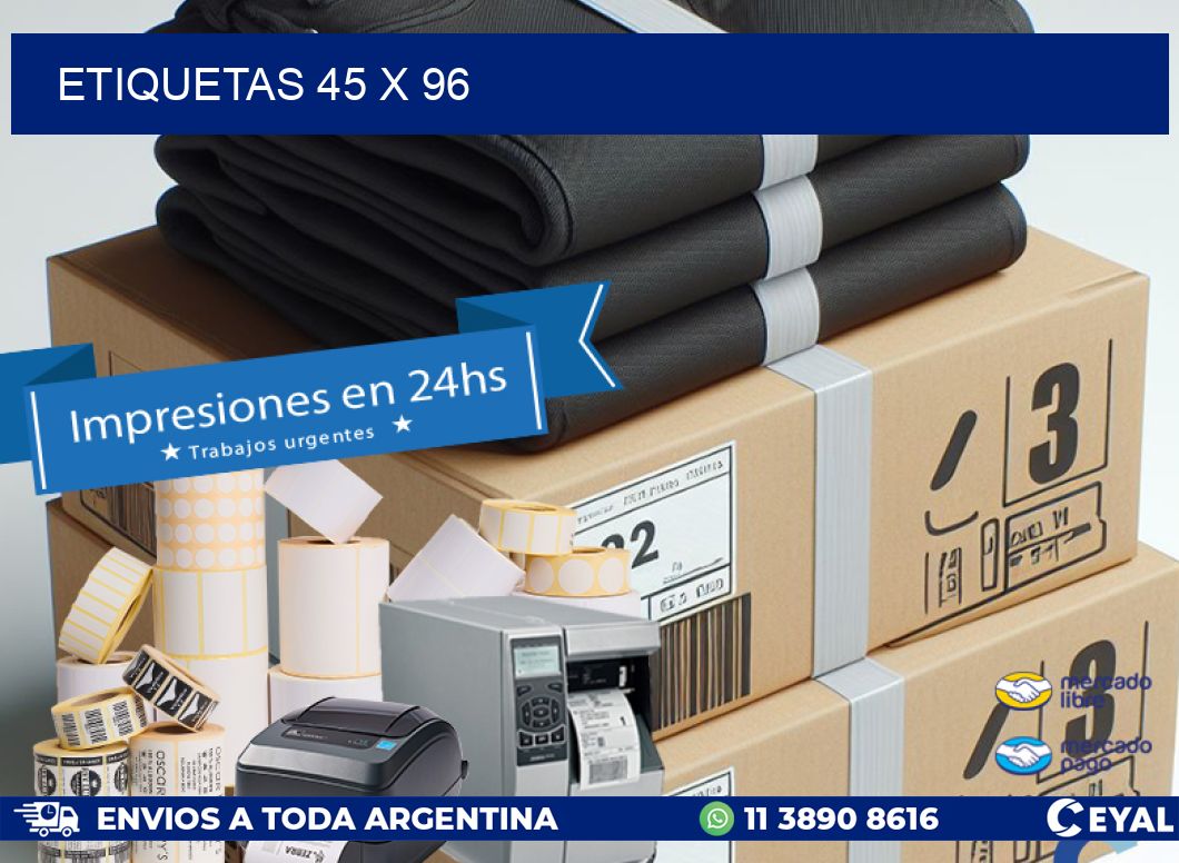 ETIQUETAS 45 x 96