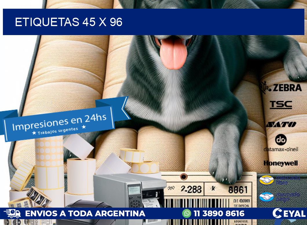 ETIQUETAS 45 x 96