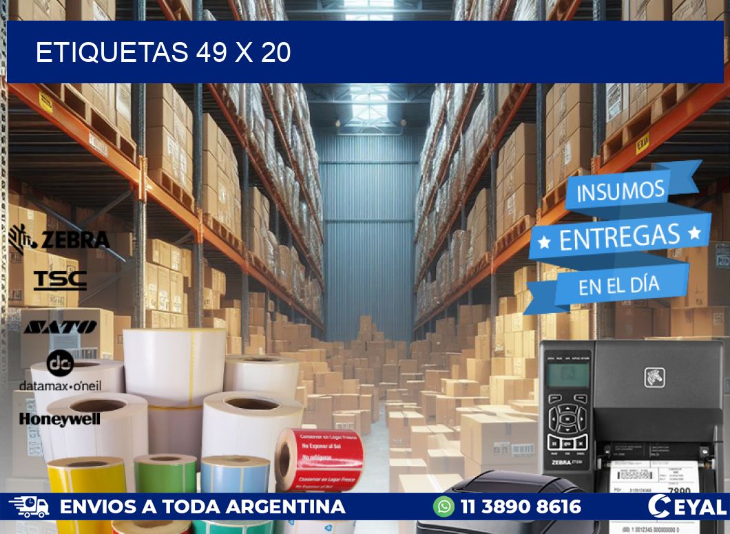 ETIQUETAS 49 x 20