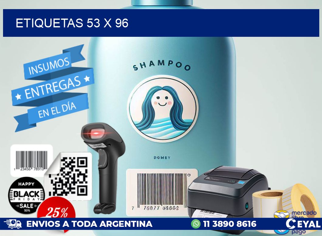 ETIQUETAS 53 x 96