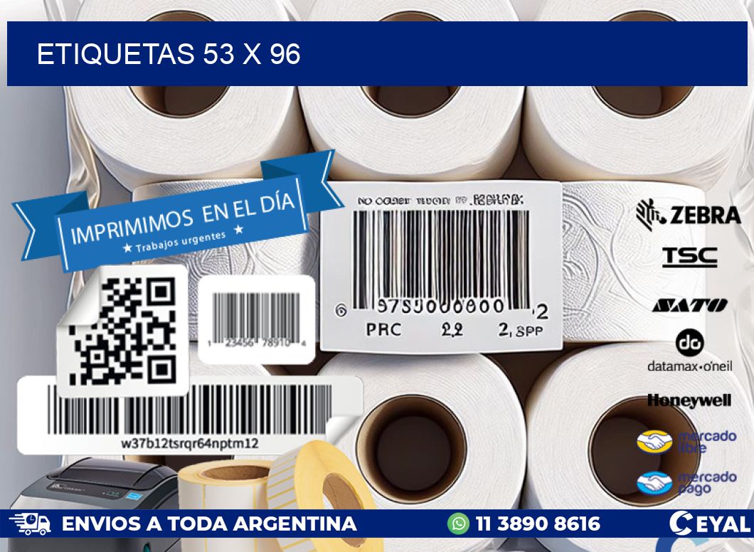 ETIQUETAS 53 x 96