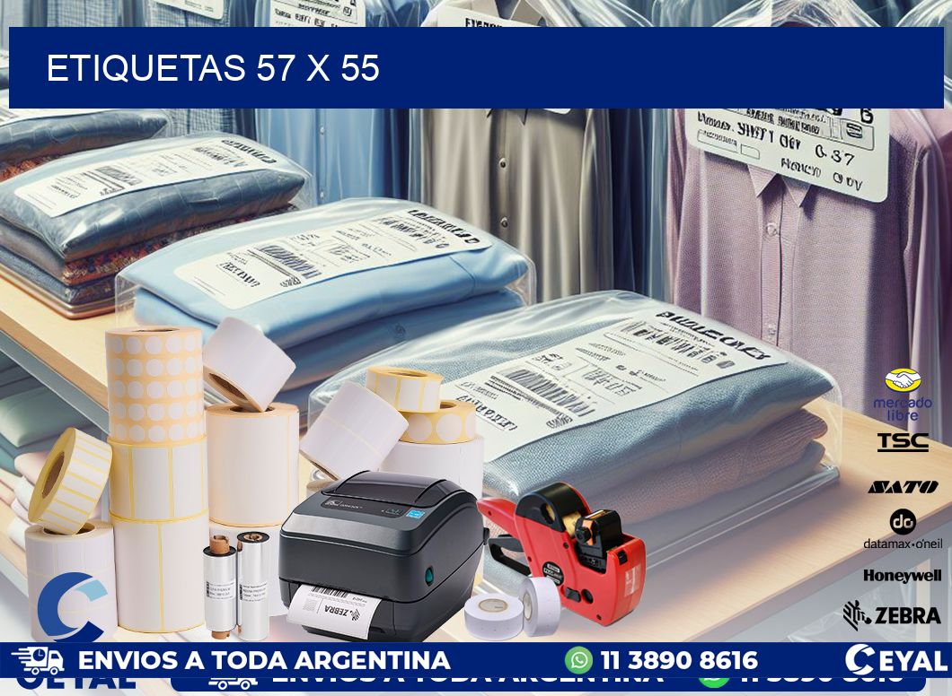 ETIQUETAS 57 x 55
