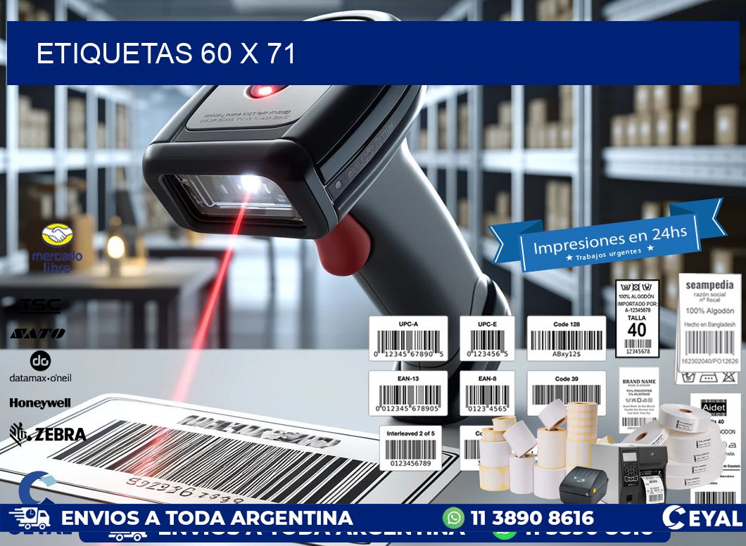 ETIQUETAS 60 x 71