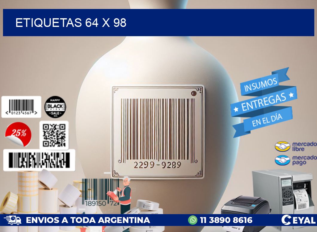 ETIQUETAS 64 x 98