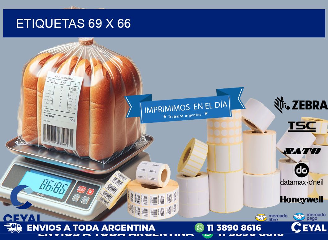 ETIQUETAS 69 x 66