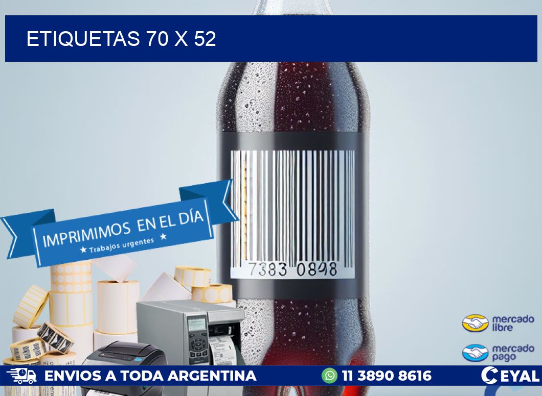 ETIQUETAS 70 x 52