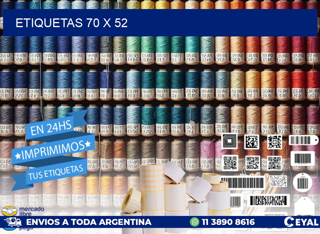 ETIQUETAS 70 x 52