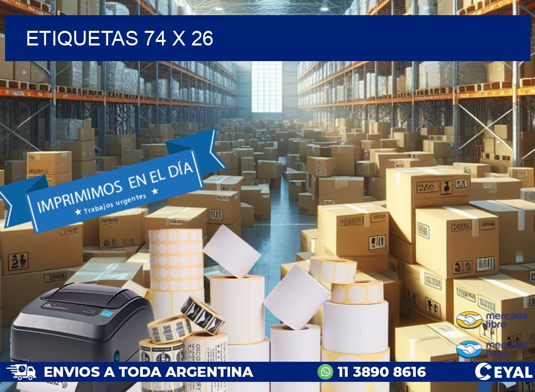ETIQUETAS 74 x 26