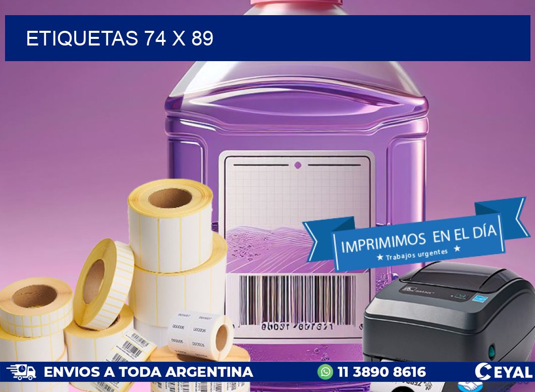 ETIQUETAS 74 x 89