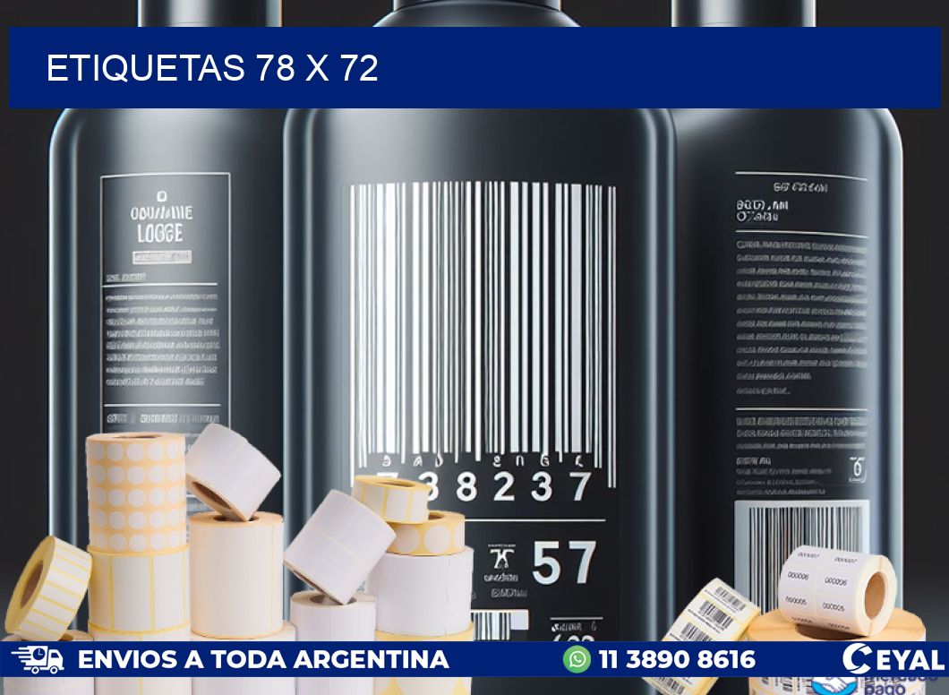 ETIQUETAS 78 x 72