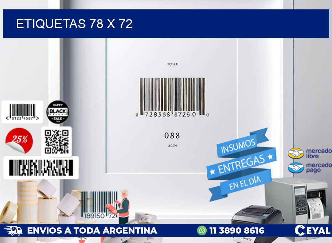 ETIQUETAS 78 x 72