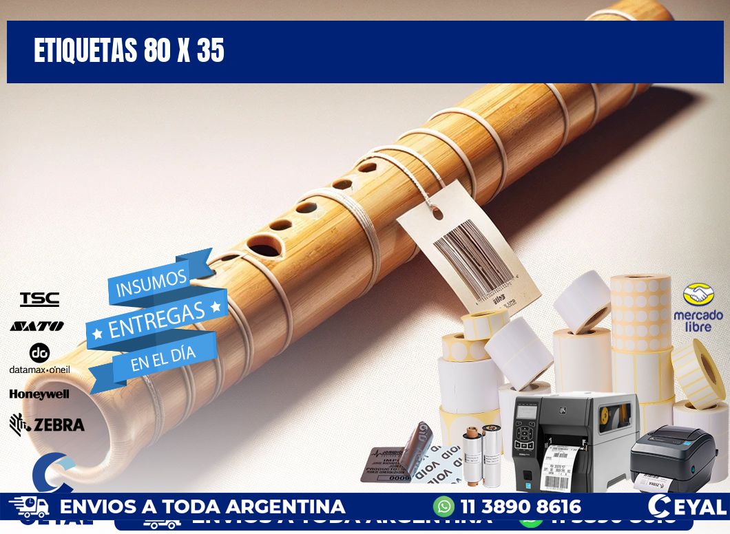 ETIQUETAS 80 x 35