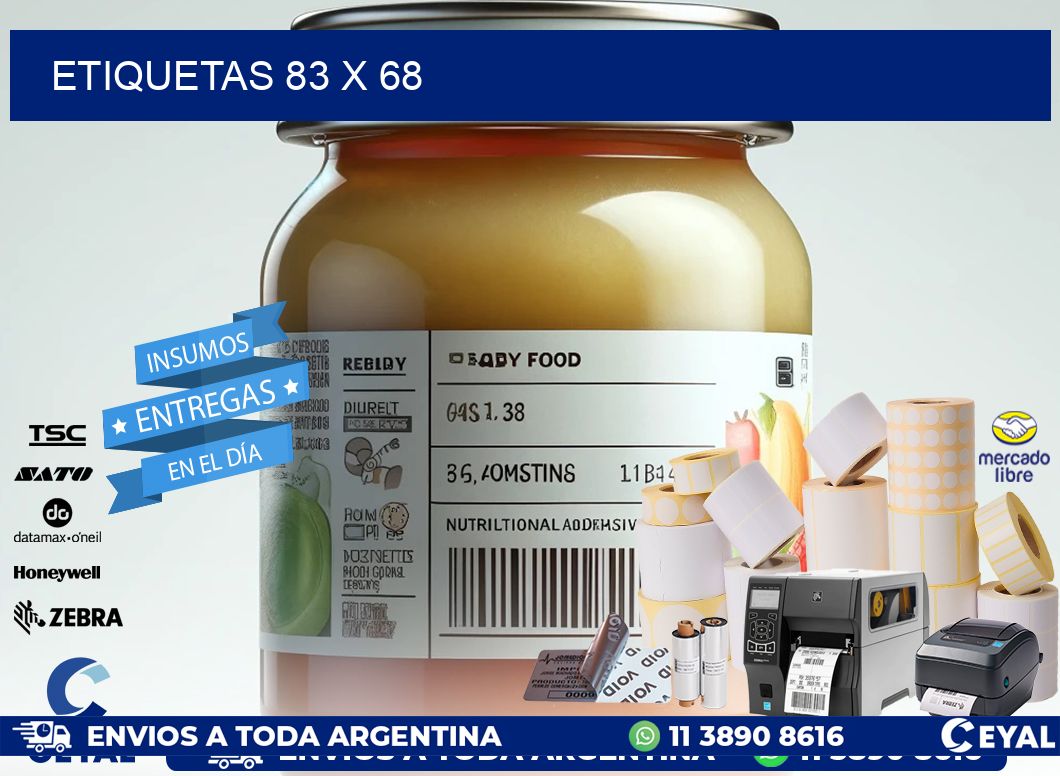ETIQUETAS 83 x 68