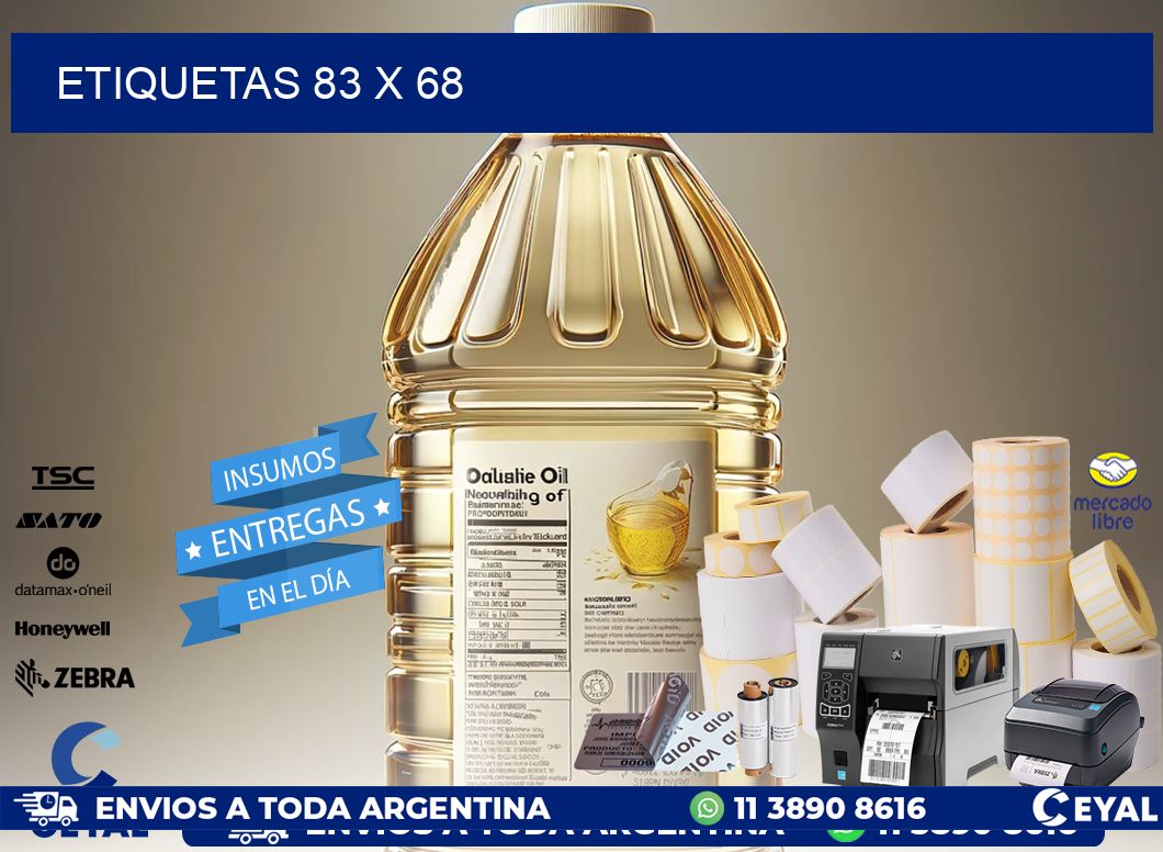 ETIQUETAS 83 x 68