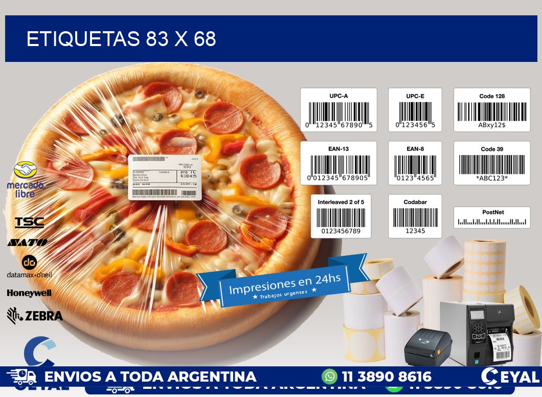 ETIQUETAS 83 x 68