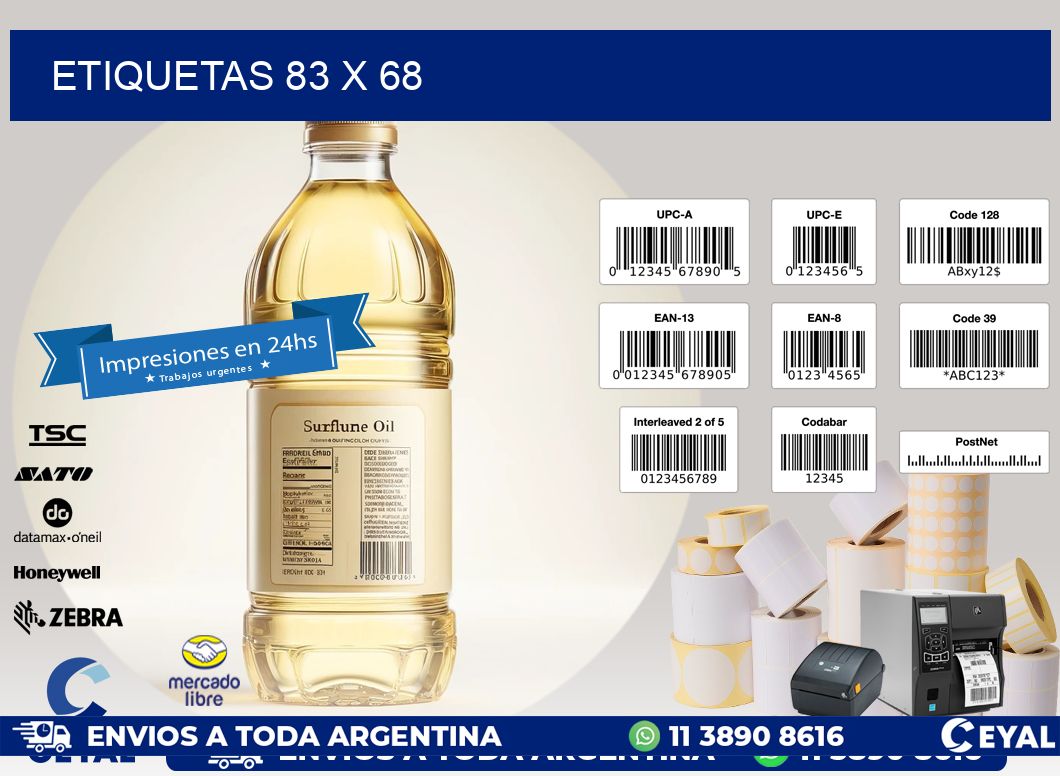 ETIQUETAS 83 x 68