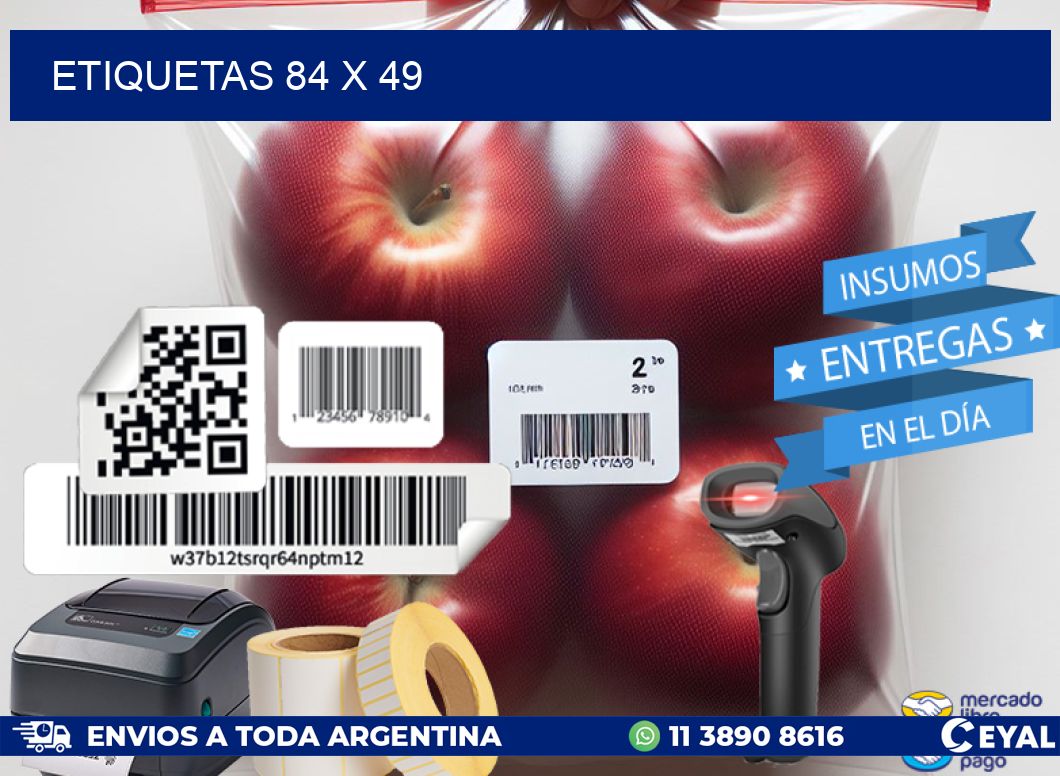 ETIQUETAS 84 x 49