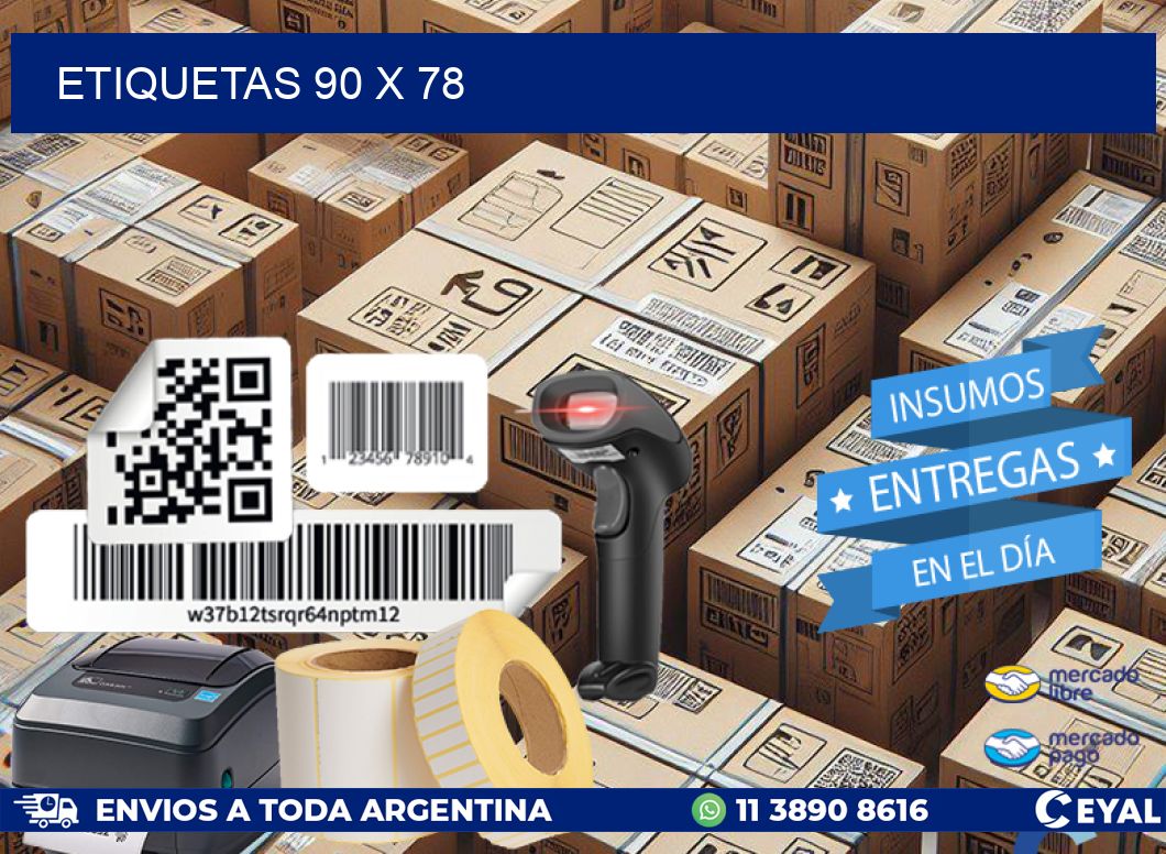 ETIQUETAS 90 x 78