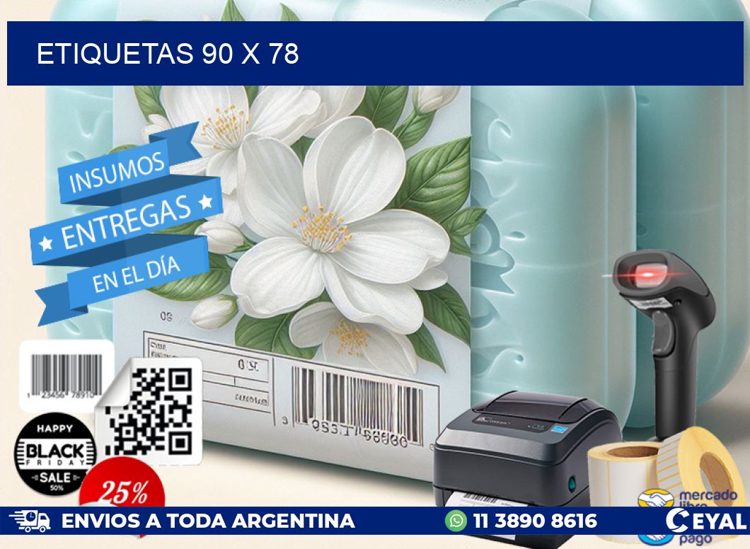 ETIQUETAS 90 x 78