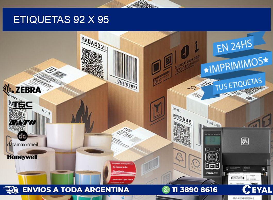 ETIQUETAS 92 x 95