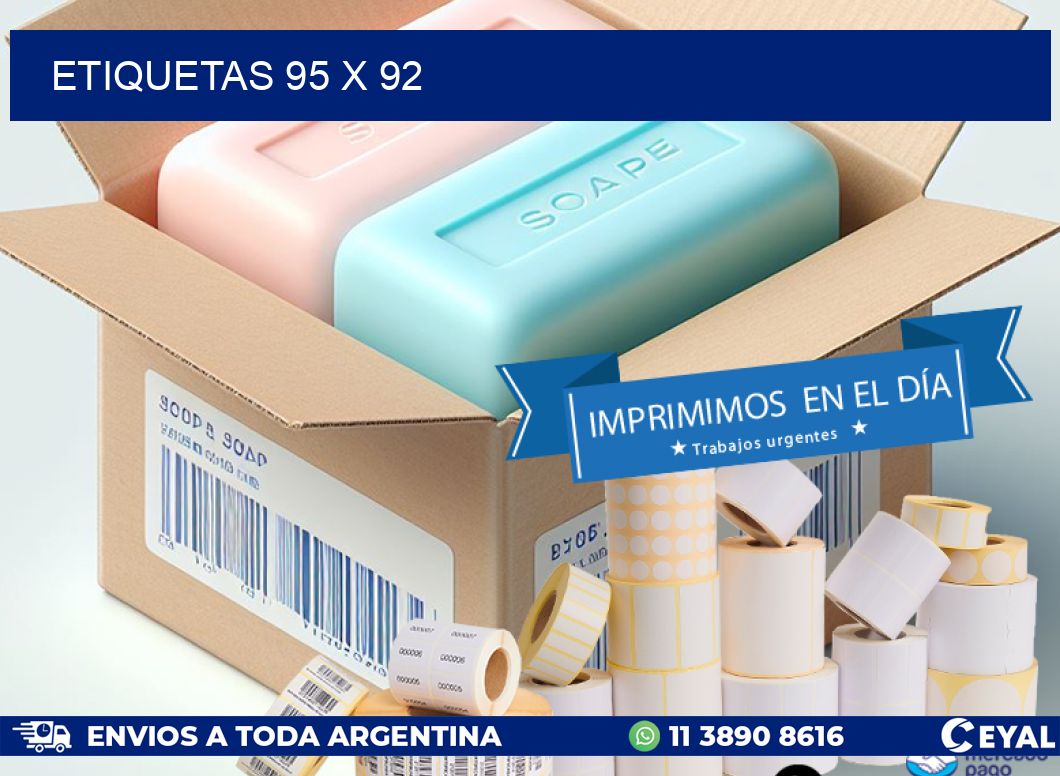 ETIQUETAS 95 x 92