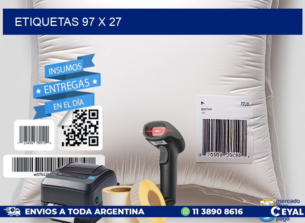 ETIQUETAS 97 x 27