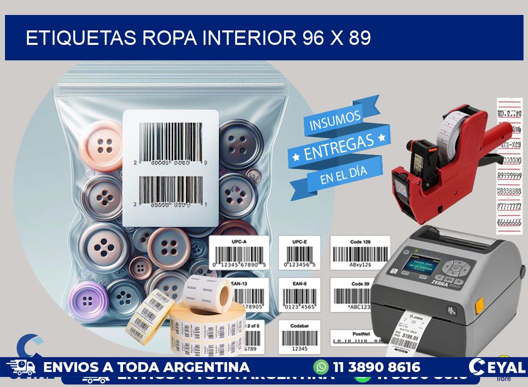 ETIQUETAS ROPA INTERIOR 96 x 89