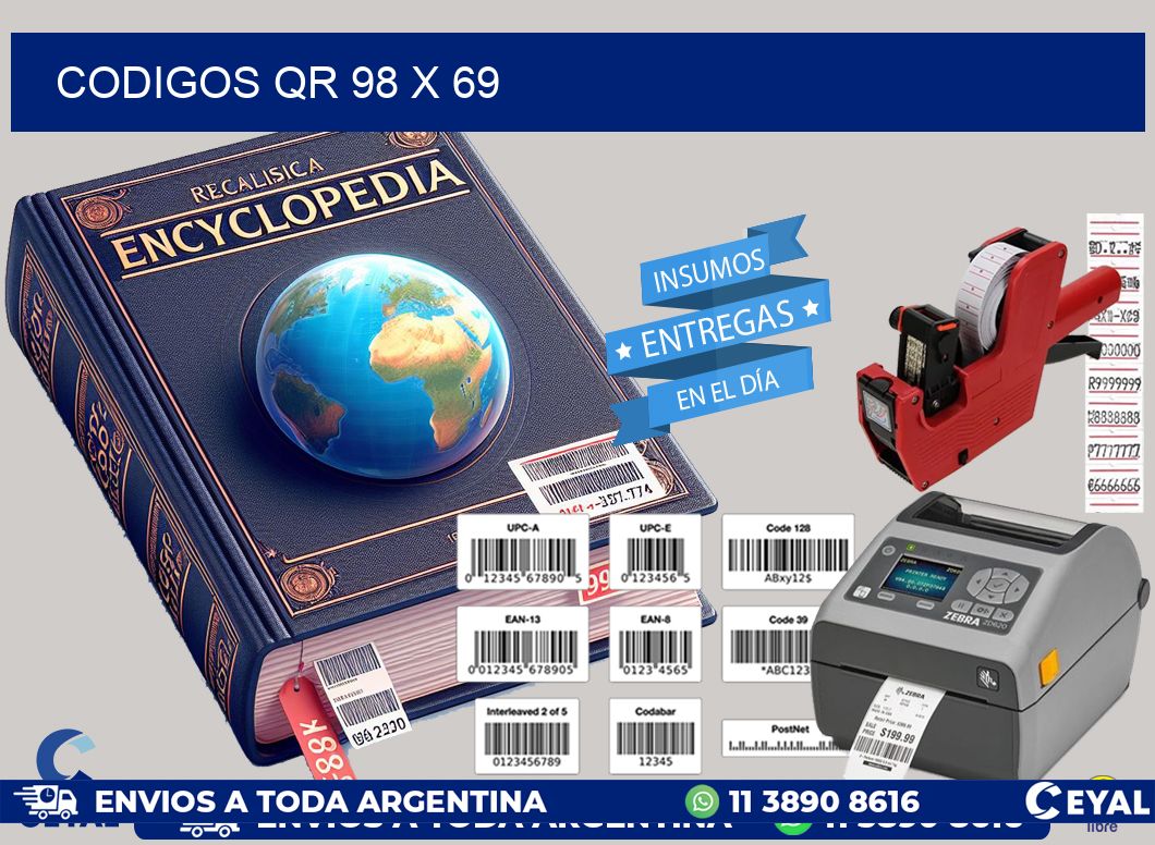 CODIGOS QR 98 x 69