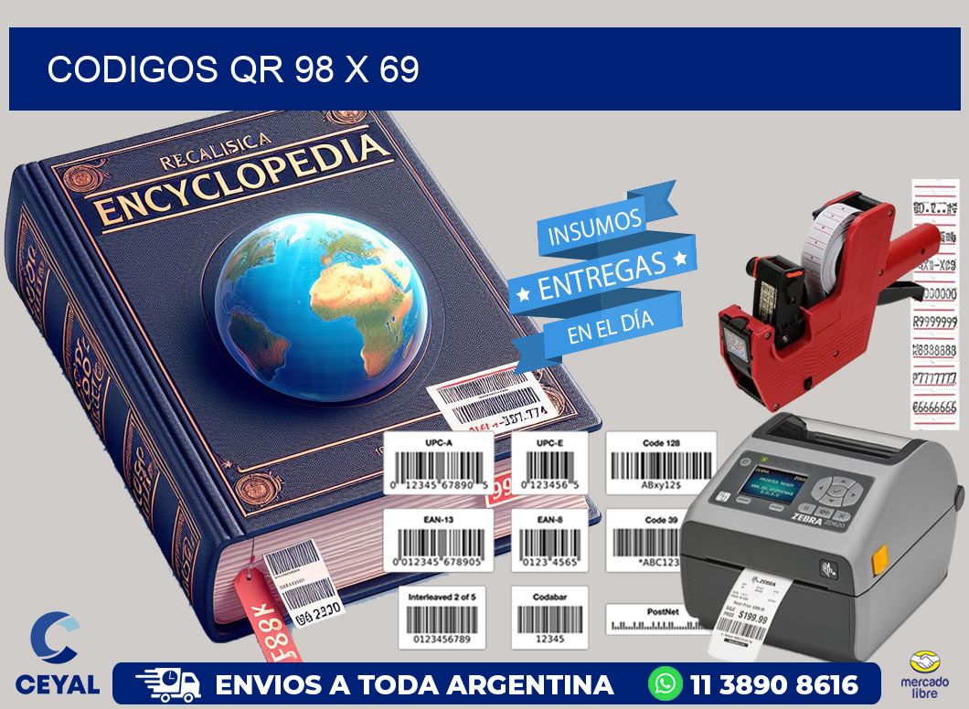 CODIGOS QR 98 x 69